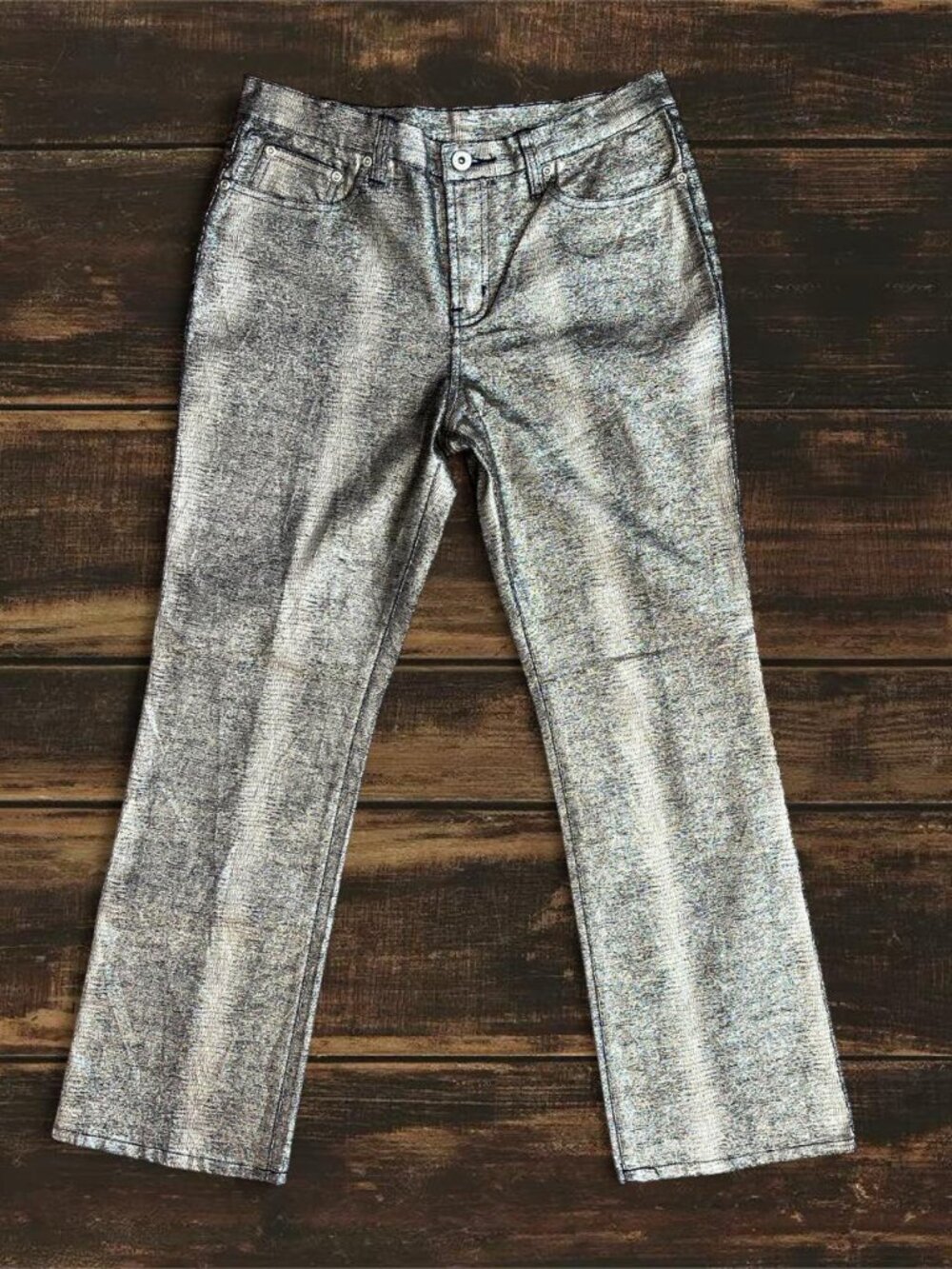 Dolce & Gabbana Women's Silver and Grey Jeans